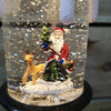 Snowtime BO 25cm LED Water Candlestick With Santa