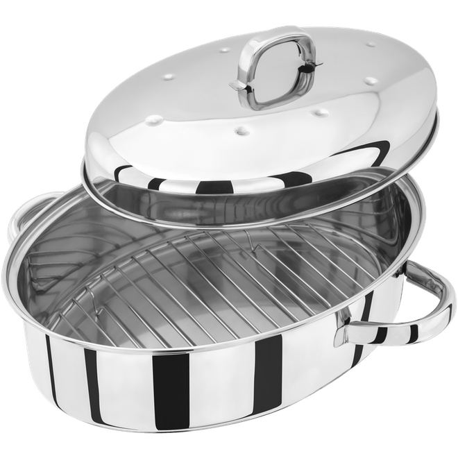 Oval Roaster with Rack
