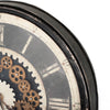 Clockworks Gears Clock Antique Grey