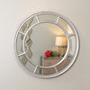 Nautilus Wall Mirror Round Silver