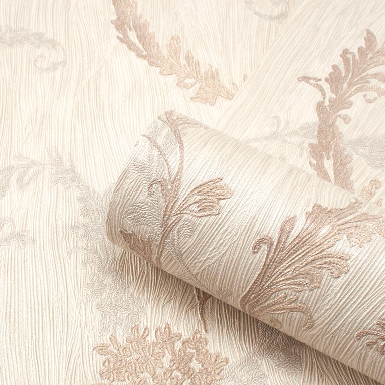 Belgravia Tiffany Oyster Patterened Wallpaper