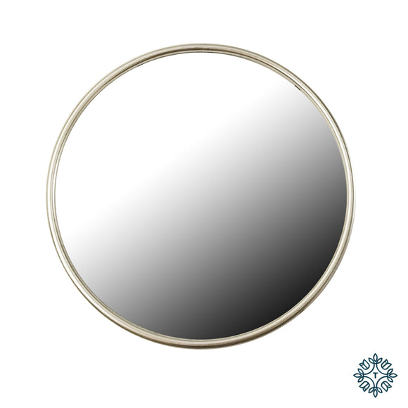 Maeve Round Mirror Silver 60cm