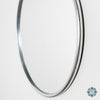 Maeve Round Mirror Silver 60cm