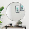 Maeve Round Mirror Silver 90cm