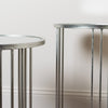Freya set of 2 Accent Table Silver