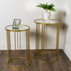 Freya set of 2 Accent Table Gold