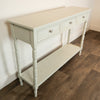 Lincoln 3 Drawer Console Table Subtle Grey