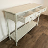 Lincoln 3 Drawer Console Table Subtle Grey