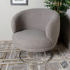 Mona Accent Chair And Footstool Set Dove Grey