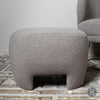 Mona Accent Chair And Footstool Set Dove Grey