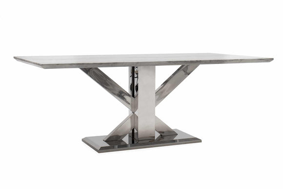 Tremmen Dining Table  Milan Grey 1800