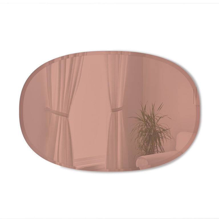 Hub Bevelled Oval Mirror