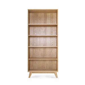 Rho Tall Oak Bookcase