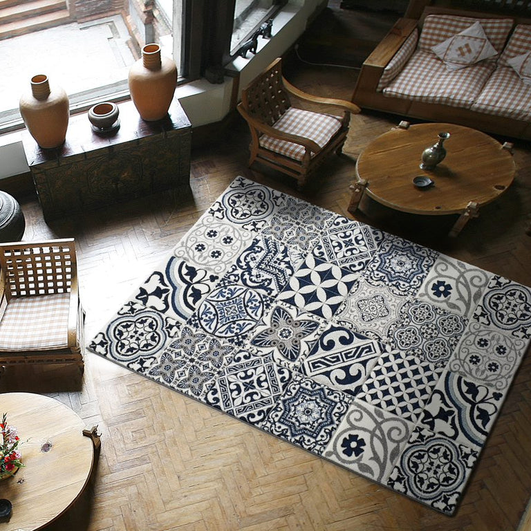 Indigo  221410 Blue Rug