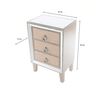 Hayden Mirrored Locker 3 Drawer