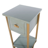 Ainsley 1 Drawer End Table Pale Blue