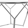 Geometric Coffee Table Mirrored Silver