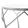 Geometric Coffee Table Mirrored Silver