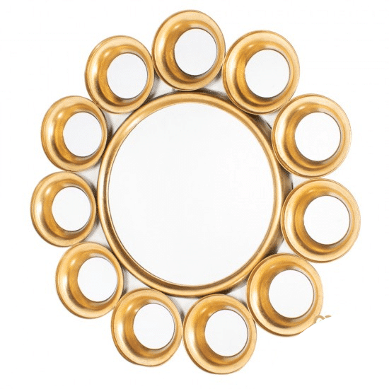 Harriet 12 Circles Mirror Gold 81cm