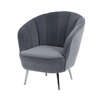 Kendall Accent Chair Charcoal Grey