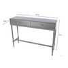 Brooklyn Console Table 2 Drawer