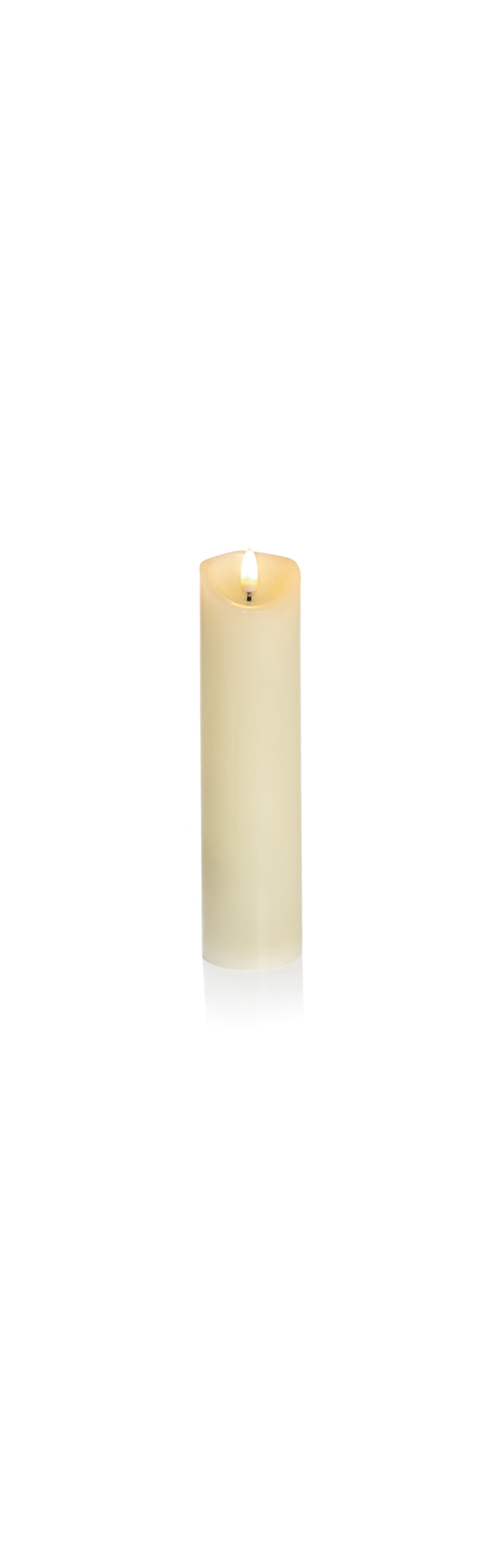 Flickabrights 23cm Warm White Battery Operated Candle