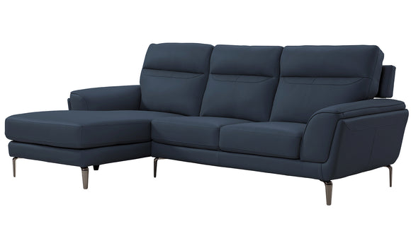 Create a luxurious and inviting seating area with the Vernazza Corner Group Sofa in a captivating indigo color. This LHF (left-hand facing) sofa features a spacious design, perfect for lounging and entertaining guests. The indigo upholstery adds a bold and contemporary touch, making it a standout piece in any living room.