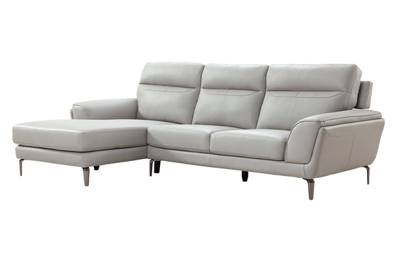 ransform your living room with the elegant Vernazza Corner Group Sofa in a stylish light grey color. This LHF (left-hand facing) sofa offers generous seating space and plush cushions for optimal comfort. The light grey upholstery complements any modern decor, creating a sophisticated and inviting atmosphere.