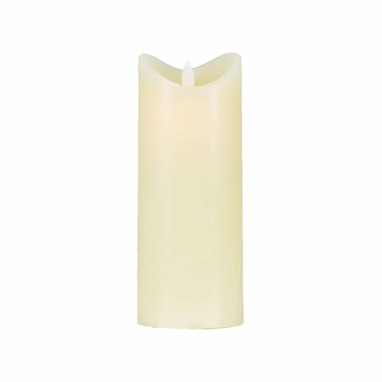 Ivory Flicker Led Candle