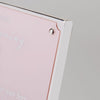 Pink On Your Christening Plaque with Engraving Plate