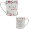 Loveliest Grandma Floral Bone China Mug