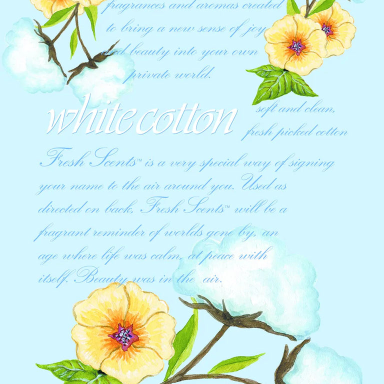 Willowbrook White Cotton Scented Sachet