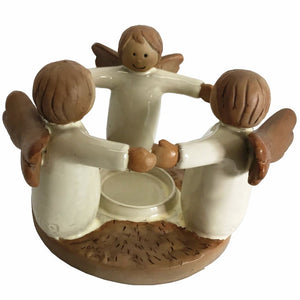 Fern Cottage Circle Of Angels Candle Holder