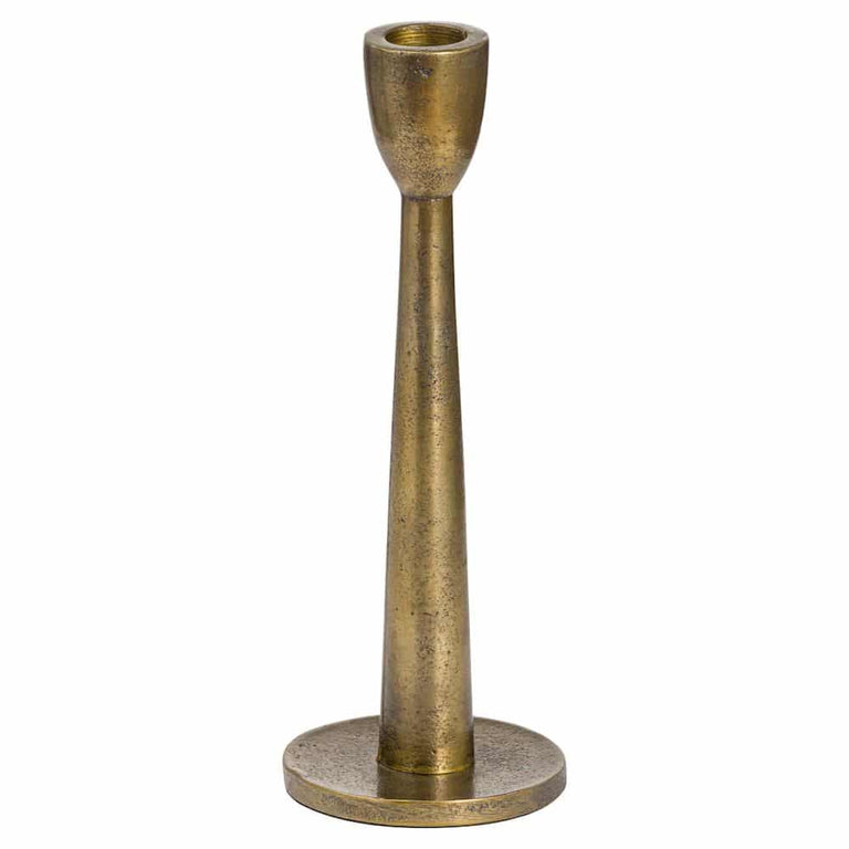 Fern Cottage Ohlson Brass Large Tappered Candle Holder