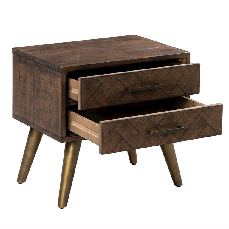 Fern Cottage Havana 2 Drawer Bedside Locker