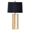 Fern Cottage Honeycomb GoldSilver Table Lamp
