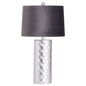 Fern Cottage Honeycomb GoldSilver Table Lamp