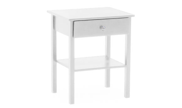 Willow Bedside Table  White
