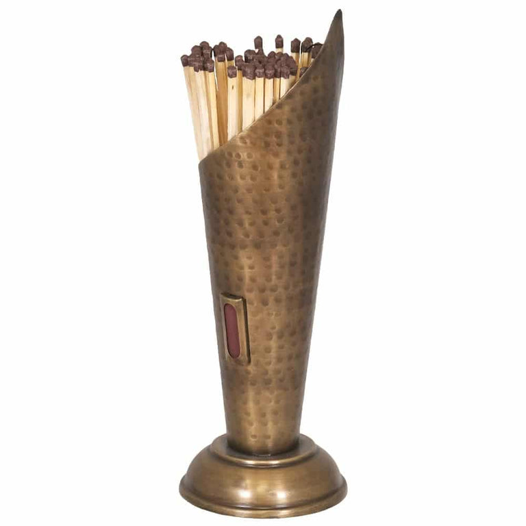Fern Cottage Black Match Holder