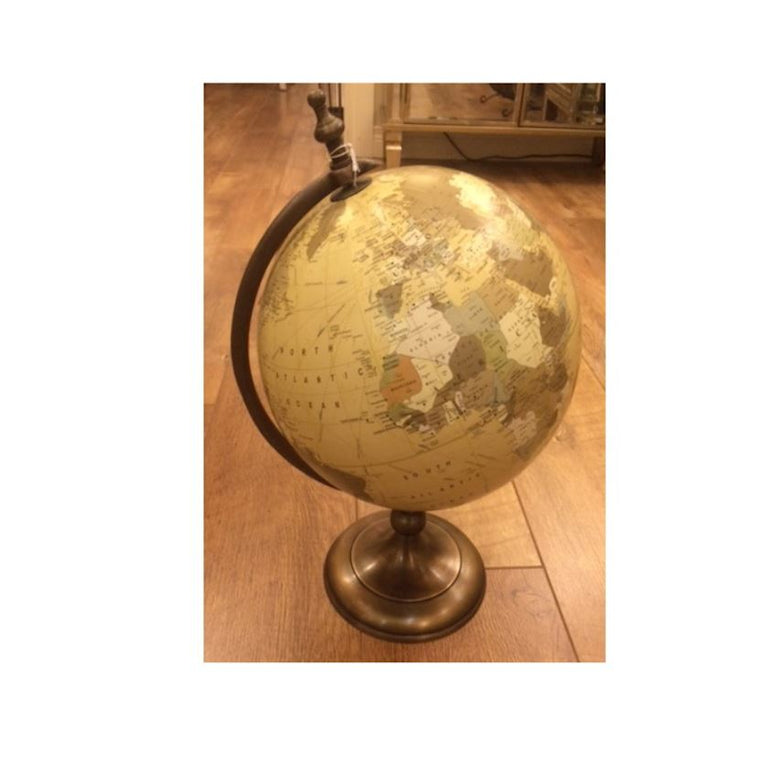 Fern Cottage World Globe Brass Stand