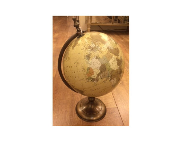 Fern Cottage World Globe Brass Stand