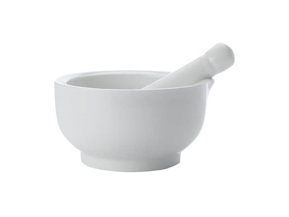 White Basics Mortar And Pestle