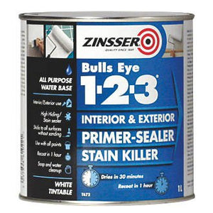 Zinsser Bullseye 123 Primer Sealer Stain Killer