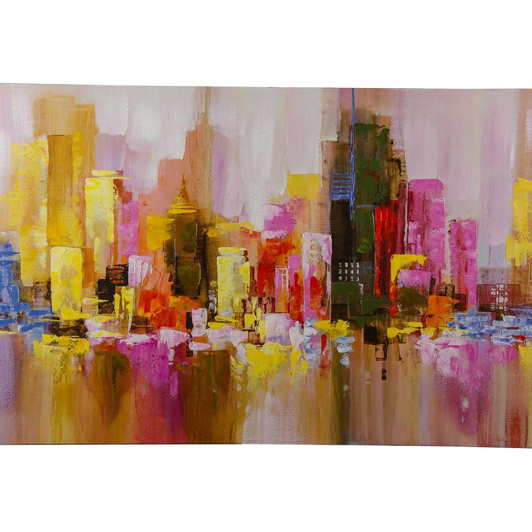 Misty Cityscape Wall Art