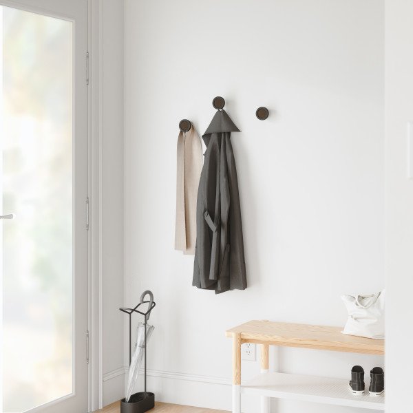 Hub 3 Wall Mounted Coat Hook