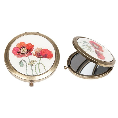Compact Mirror Poppy