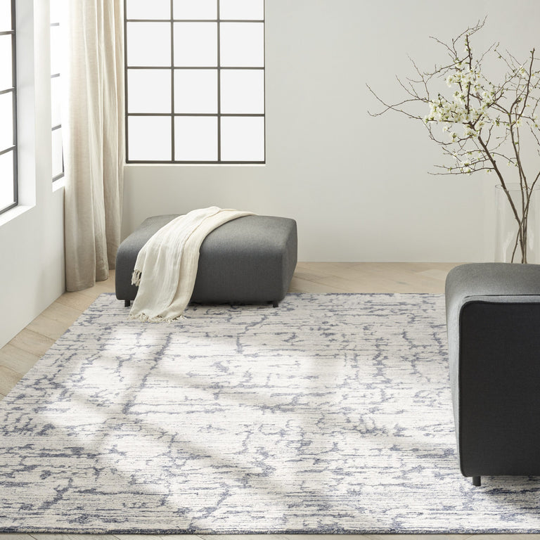 Calvin Klein Sculptural Rug 01 Blue