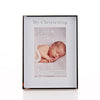 Silver Colour 4 X 6 Photo Frame Christening Day  Blue