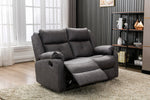 Experience ultimate relaxation with the Casey 2 Seater Reclining Sofa in Anchor. Its sturdy construction, padded armrests, and adjustable reclining positions ensure maximum comfort for hours of lounging.