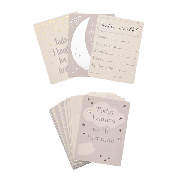Little Star Baby Milestone Cards